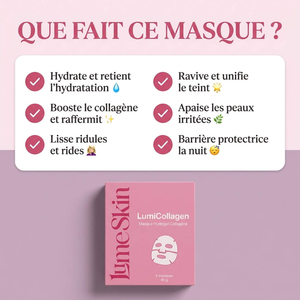 Masque Éclat Hydrogel LumiCollagen