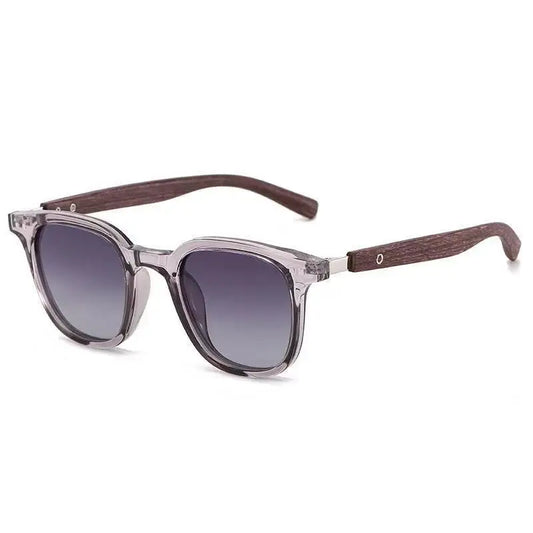 Retro-Sonnenbrille Holzoptik